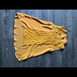Yellow Lacey blouse